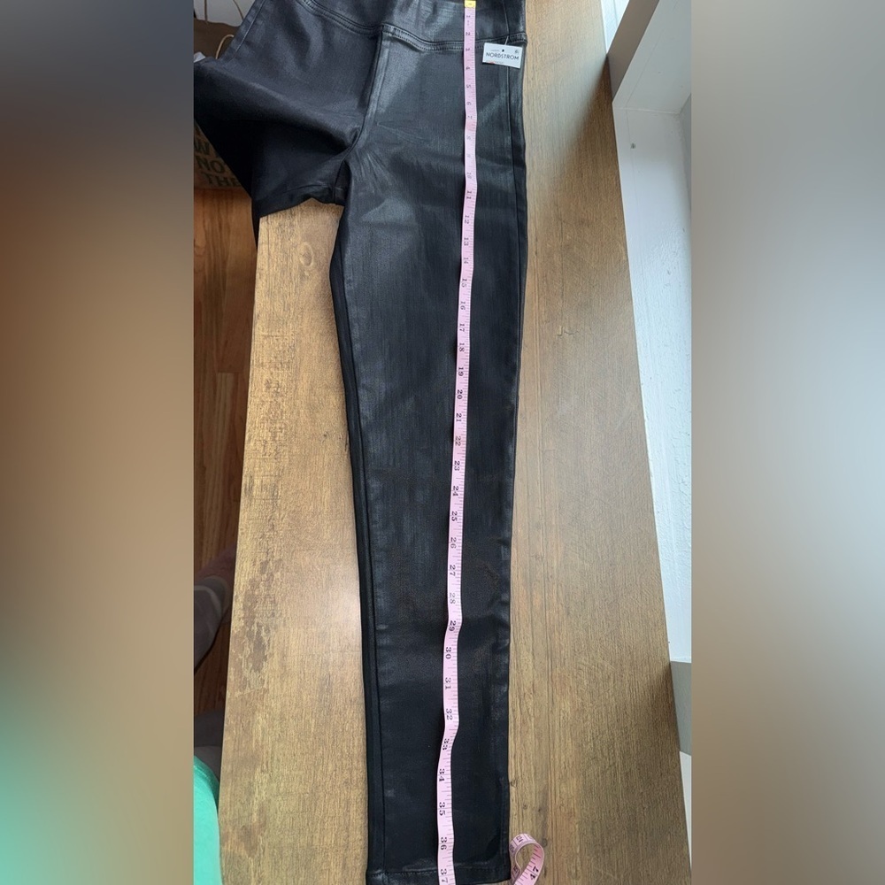 Frame Women’s The Jetset Skinny Crop Pants in Sheer Noir/ Black size 0 NWT - Picture 7 of 8